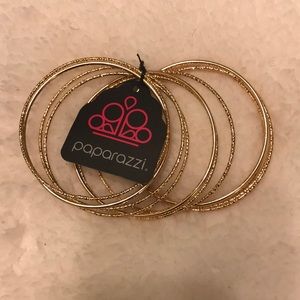 Gold bangle bracelets